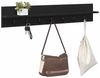vidaXL Wandmontierter nachttisch Wandmontiert Schwarz Eichen-Optik 874404 Bild 3