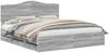 vidaXL Bettrahmen Graues Sonoma 180 x 200 cm Ingenieurs Holz 3413392 Bild 2