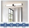 Nettlife LED Spiegelleuchte Bad Spiegellampe Badleuchte Chrom Wandlampe, LED fest integriert, Neutralweiß, Keller Küche Bild 2