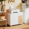 SoBuy ASK04-WN Schubladenschrank Büro, Spanplatte, Lackiert, Weiß, 65 x 58 x 35 cm Bild 2