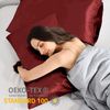 Satin Kissenbezug 40x60 Rot 2er-Set Haargummis Bild 2