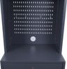 Highboard HWC-P99, Hochschrank Küchenschrank Saugrobotergarage, Staufächer Metall Glas 182x54x40cm ~ anthrazit Bild 5