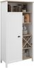 Cottage 11 Parisot Küchenbuffet Set 95x185x43 Stauraum Küche Schrank Weiß/ Eiche Bild 4