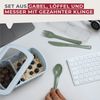 FACKELMANN Aufbewahrungsdose Besteck-Set To Go, Reisebesteck, Lunchbox-Set, Picknickbesteck Bild 3