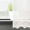 vidaXL Spitzenvorhang mit Vorhängen Floral Weiß 280 x 600 cm Polyester 4107941 Bild 3