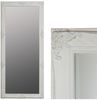 LebensWohnArt Wandspiegel Stilvoller Spiegel GRANDE 162x72 cm antik-weiss Barockstil Facette Bild 2