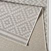 In- & Outdoor Teppich Raute grau/creme - 200x290x0,8cm Bild 4