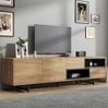 TV-Schränke 173x38x48 cm mit offener Ablage und Stauraum – eleganter Schrank aus Spanplatte Bild 2