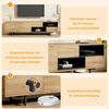 TV-Schränke 173x38x48 cm mit offener Ablage und Stauraum – eleganter Schrank aus Spanplatte Bild 5