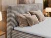 Boxspringbett mit Bettkasten TILION, Bett 180x200 cm mit 7-Zonen-Multipocket-Kern H4, Cord Boxspringbett, Polsterbett, Topper T25 - Hellbraun Cord Bild 5