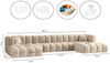 Kaiser Möbel Ecksofa U-form Sofa Grand U XL modular stoff Haga und Salvador, Große Auswahl an Farben, komfortabel, praktisch, modular Bild 2