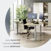 Komplettbüro Büro-Set SANTORIN VIII Riva Eiche & Glas Cashmere 7-teilig Bild 5