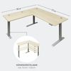 Komplettbüro Büro-Set SANTORIN VIII Riva Eiche & Glas Cashmere 7-teilig Bild 4