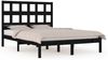 vidaXL Massivholzbett Schwarz Kiefer 200x200 cm [3104502] Bild 2