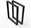 sossai® Tischgestell Stahl Tischkufen 50-70cm x 72cm in Schwarz (2-St) Bild 5