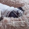 Bestlivings Tierbett Haustierbett Fluffy, Polyester, Hundekissen rund flauschig, rutschfest - Hundebett Katzenbett Bild 4