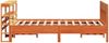 vidaXL Massivholzbett ohne Matratze Wachsbraun 140x200 cm Kiefernholz 3306266 Bild 5