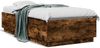 vidaXL Bettgestell Räuchereiche 90x190 cm Holzwerkstoff 3209755 Bild 2