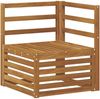 vidaXL Ecksofa Set 6 pcs Natur Massivholz Akazie 3384425 Bild 4
