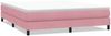 vidaXL Boxspringbett ohne Matratze Rosa 180x210 cm Samt 3315842 Bild 2