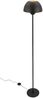 BRILONER - Stehlampe mit Fußtaster, E27 Fassung, max. 10W, Leselampe, Wohnzimmerlampe, Schlafzimmer Deko, Deckenfluter, Standleuchte, Stehleuchte, 25x156,5 cm (DxH), Schwarz Bild 2