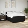 vidaXL Boxspringbett mit Matratze Schwarz 160x200 cm Stoff 3287516 Bild 3