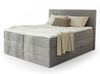 Boxspringbett Mollo XL mit 2 Bettkästen und Topper, mit Taschenfederkern- und Bonellfederkernmatratze, Doppelbett, Polsterbett aus Cordstoff mit Stauraum (Grau (Tilia 86), 180 x 200 cm) Bild 2