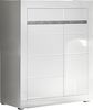 Home affaire Wohnwand Carat, (Set, 4-St), wird jeweils mit zwei Leisten angeliefert, 1 x grau, 1 x weiss Bild 4