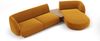 Micadoni Modulares Sofa Miley mit Recamiere 3-Sitzer Rechts Samtstoff Bluvel Gelb Bild 2