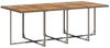vidaXL 13-teiliges Garten-Ess-Set mit Kissen, grau, Polyrattan 3277756 Bild 4