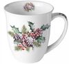 Ambiente Luxury Paper Products Becher Porzellan Mug Kollektion Planzen,Tiere - Herbst, Porzellan Tasse Planze, Winter Schnee Tee/Kaffee Tasse Motive - Ideal Als Geschenk Bild 3