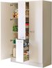 Flex-Well Mehrzweckschrank-Set LUCCA, 3-teilig, Hauswirtschaftsraum oder Küche.., Breite 130 cm, (Komplett-Set, 3-St, bestehend aus: 2 Vorratsschränken und 1 Auszugsschrank), Kombination aus 2 Vorratsschränken und 1 Auszugsschrank Bild 2