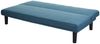 Schlafsofa HWC-J17, Couch Klappsofa Gästebett Bettsofa, Schlaffunktion Stoff/Textil 165cm ~ türkis-blau Bild 5