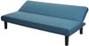 Schlafsofa HWC-J17, Couch Klappsofa Gästebett Bettsofa, Schlaffunktion Stoff/Textil 165cm ~ türkis-blau Bild 4