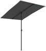 vidaXL Sonnenschirm mit Aluminium-Mast, 180x130 cm, Anthrazit Bild 2