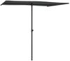 vidaXL Sonnenschirm mit Aluminium-Mast, 180x130 cm, Anthrazit Bild 3