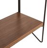 Wandregal Bømlo Schwarz / Walnuss-Optik [en. casa] Bild 5