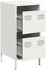 vidaXL Sideboard Weiß 35x39x73,5 cm Kaltgewalzter Stahl 851399 Bild 4