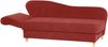 Recamiere mit Armteil links klappbar Katia Bezug Veloursstoff Buche natur / terracotta 22693 Bild 3