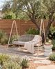 Hollywoodschaukel NORCIA Metall Beige Bild 3