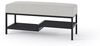 Beautysofa Polsterbank Moderne, modische elegante Bank mit Schuhregal SHELF (B:80/100/H:45/T:35cm) Bild 4