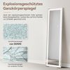 SONNI Ganzkörperspiegel Wandspiegel mit LED,1500 x 400mm, Standspiegel, mit Touch, Beleuchtung in 3 Farben, 2 Montagemöglichkeiten, Modern Bild 3