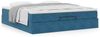 vidaXL Ottoman-Bett mit Matratzen Dunkelblau 200x200 cm Samt 3311211 Bild 4