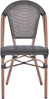 Gartenstuhl 4er Set RIFREDDO Polyrattan Grau Bild 5