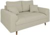 S-Style Möbel 2-Sitzer Sofa Zara mit Holzfüßen im skandinavischen Stil aus Cord-Stoff, mit Wellenfederung Bild 2