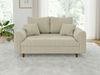 S-Style Möbel 2-Sitzer Sofa Zara mit Holzfüßen im skandinavischen Stil aus Cord-Stoff, mit Wellenfederung Bild 3