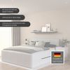 OTTO home Bett Doppelbett Polsterbett Stauraumbett AGORDO (180x200 cm, Kopf- und Fußteil aus Cordstoff oder Webstoff), praktische Bettschubkästen für zusätzlichen Stauraum MADE IN GERMANY Bild 3
