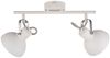 Wand- Deckenlampe, Glas, weiß, Chrom, schwenkbar, L 35 cm Bild 4