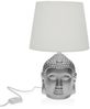 Tischlampe Versa Silberfarben Buddha Porzellan (21 x 33 x 21 cm) Bild 1