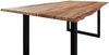 Baumkante Esstisch Sheesham naturbelassen 200x100 schwarz Mailand 76473891 Bild 3
